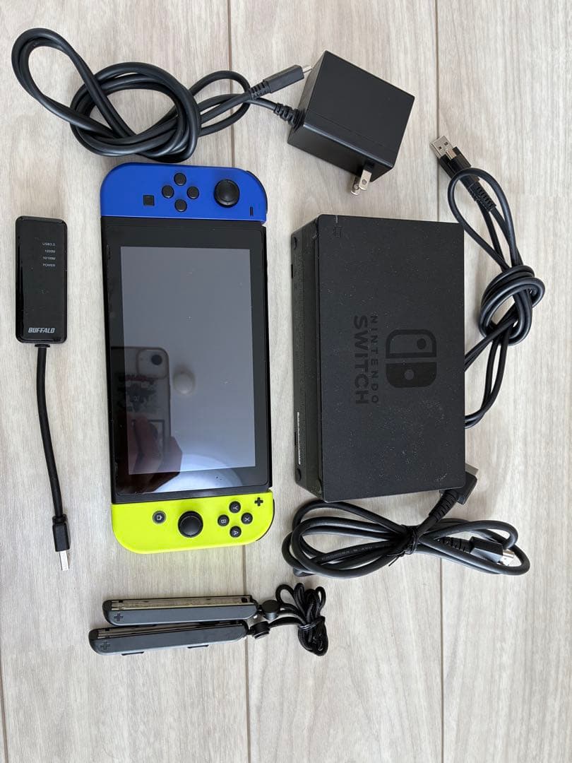 Switch 箱無し　優先LANアダプター　保護フィルム　キャリーケース付