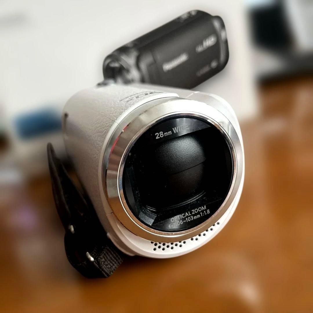 Panasonic HC-W585M ビデオカメラ ホワイト