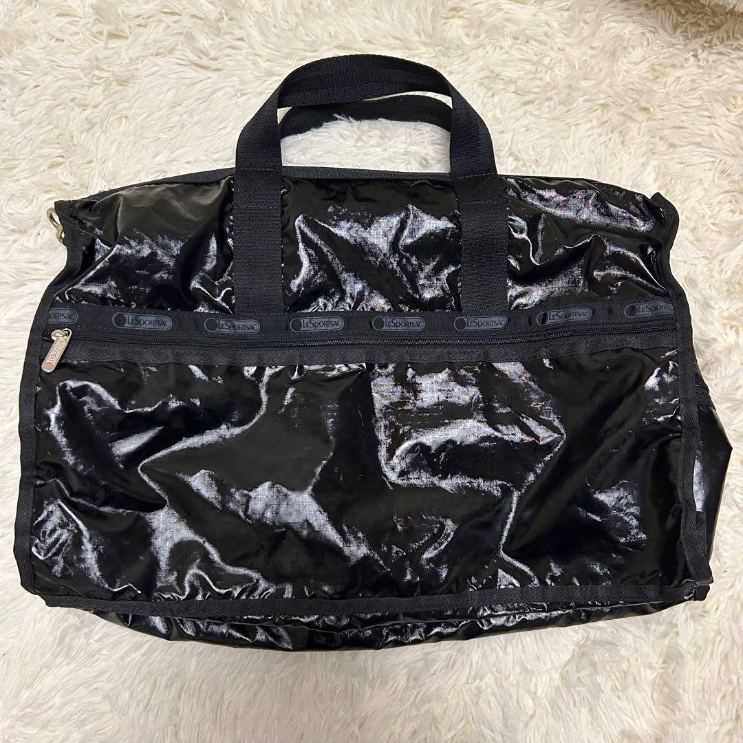 LESPORTSAC レスポートサック ボストンバッグ　2ウェイ　大容量　黒
