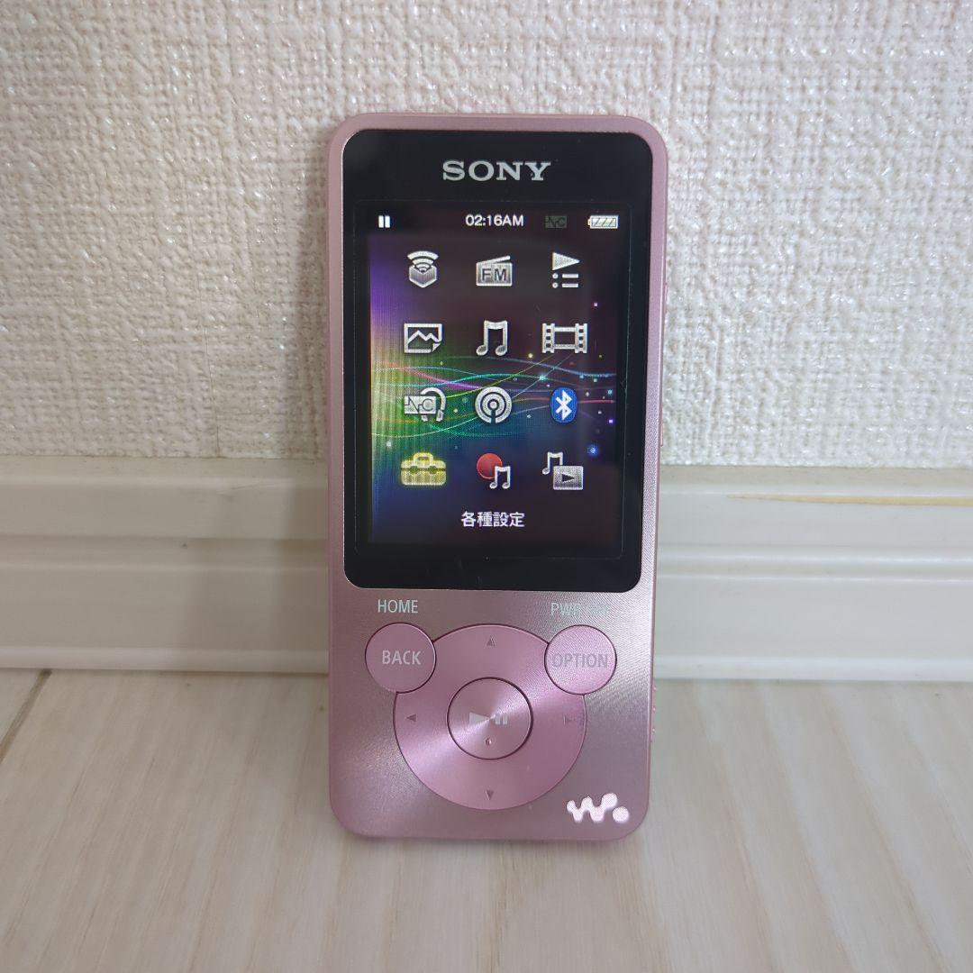 SONY ウォークマン ピンク NW-S14 スピーカー付き