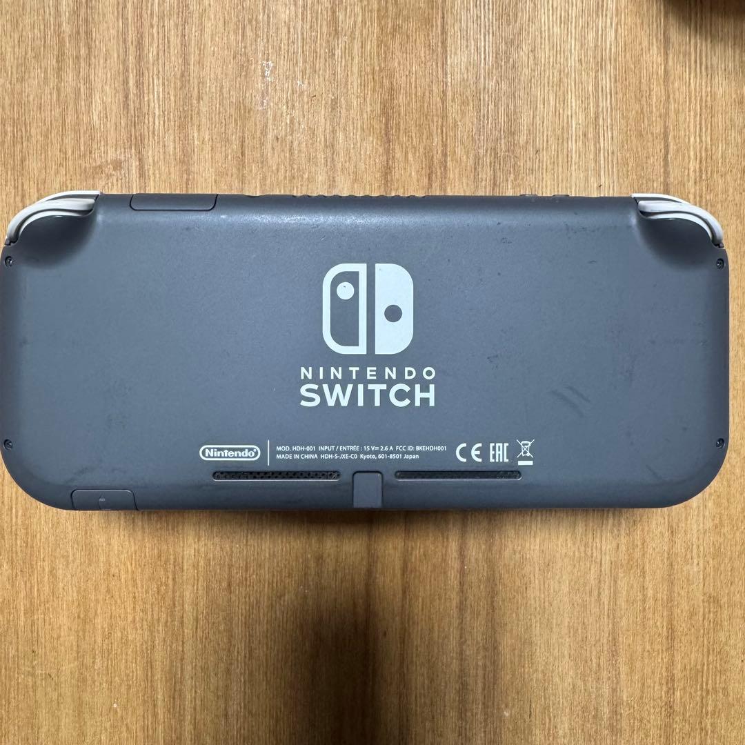 た*ん様 Switch Lite グレー 本体 microSD128GB 【ジャ
