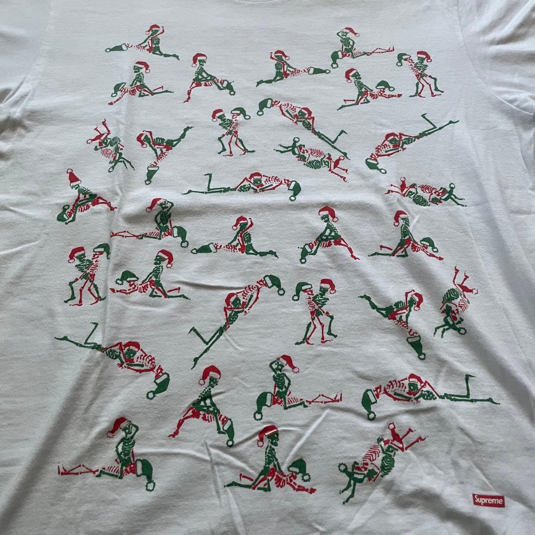 17aw Supreme 四十八手 骸骨 tシャツ usa製 M エロt 短丈