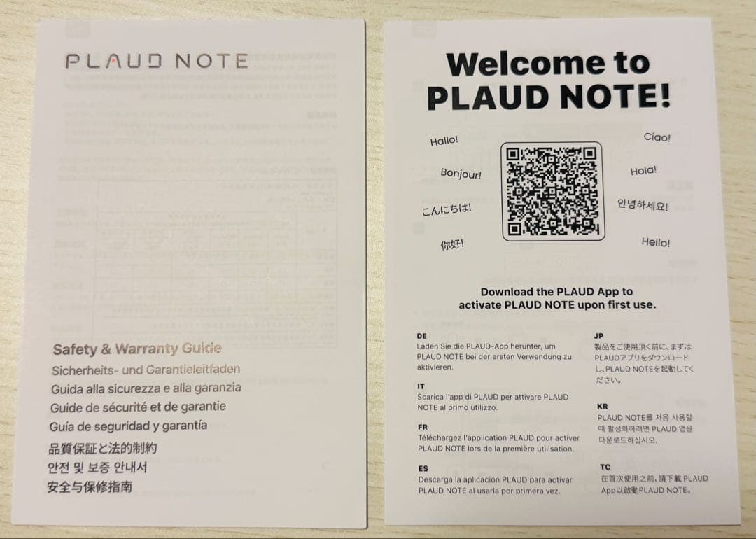 【24h発送】PLAUD NOTE AIボイスレコーダー マグセーフケース付