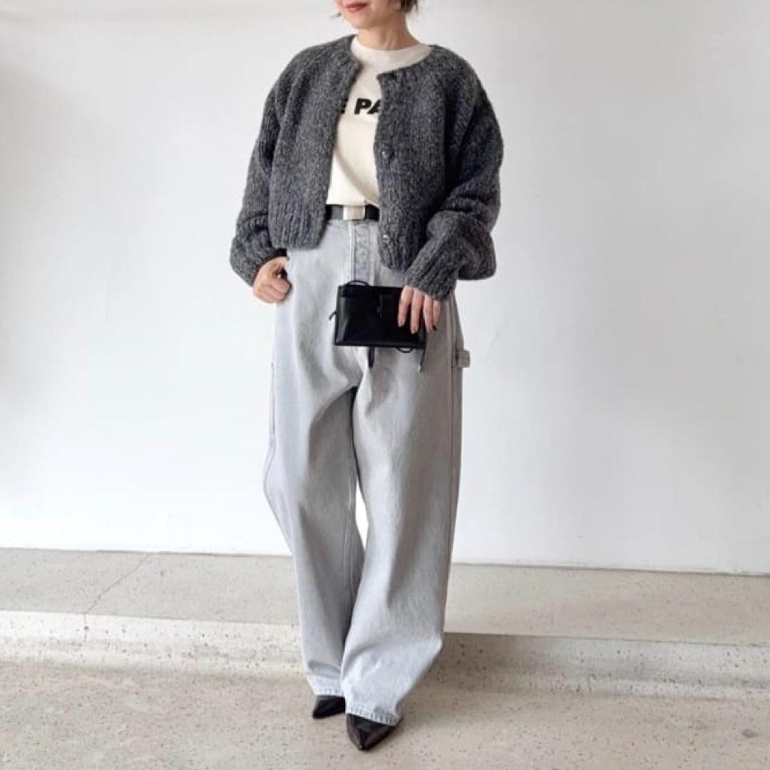 Whim Gazette ウィムガゼット 25AW ハンドニットカーディガン