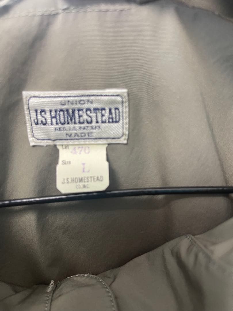 J.S.STEAD グレー モッズコート Lサイズ