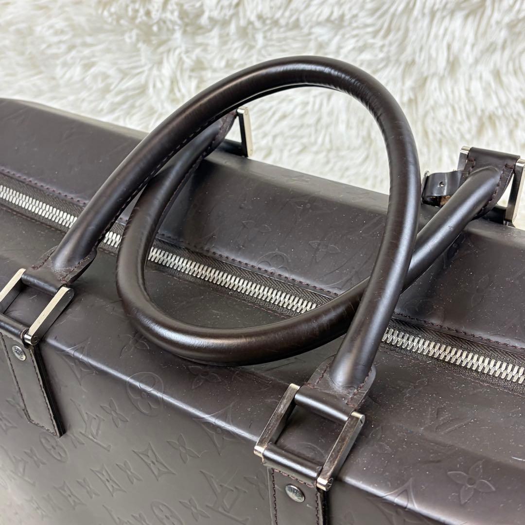 ルイヴィトン モノグラム グラセ リッキー 2way ビジネスバッグ 旅行鞄 茶