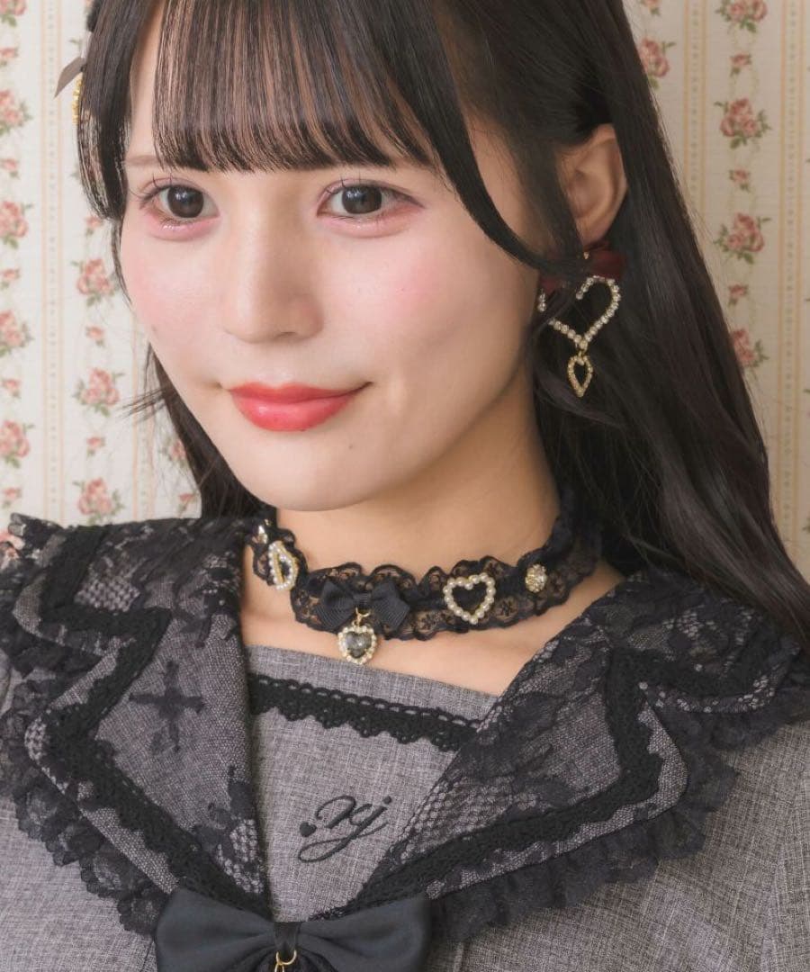 LIZ LISA ティアラリボンティアードワンピース ピンク【おまけ】チョーカー