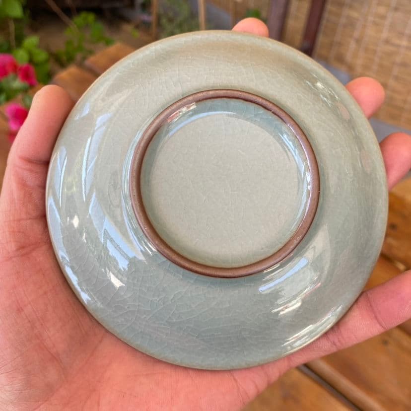 青花九龍紋蓋碗 中国茶器 景徳镇 蓋付き茶器 飲茶食器 煎茶具 未使用品