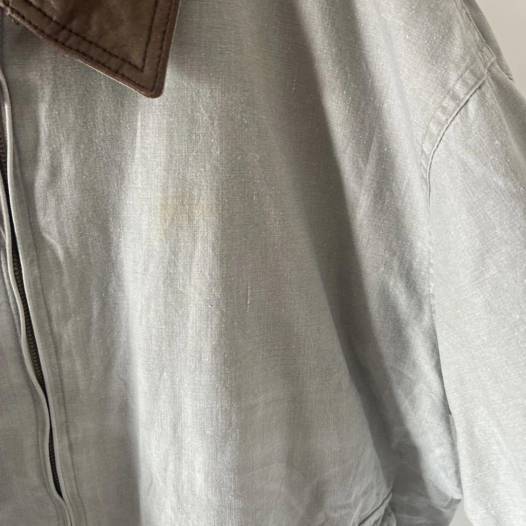 80sLLBEANエルエルビーンA-2typeスウィングトップ襟レザージャケット