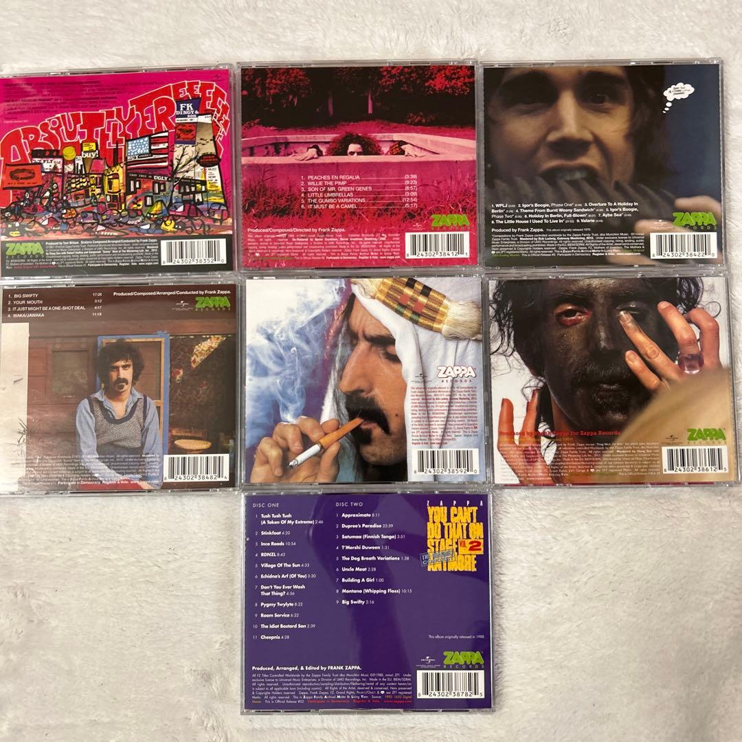 【2012年再発シリーズ】 Frank Zappa フランク・ザッパ 名盤のみ！