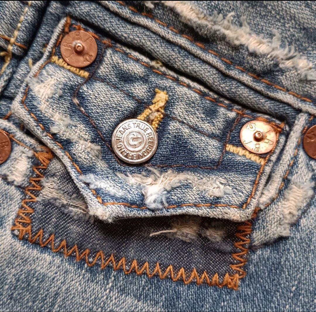 True Religion ブーツカットデニム パッチワーク 新品タグ付き