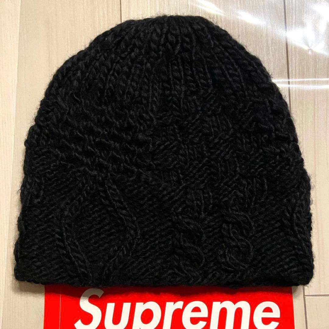 【新品】 Supreme 25SS Block Knit Beanie 黒