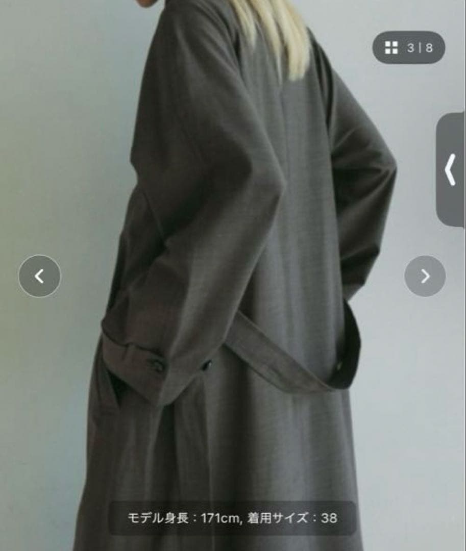 anuke アンヌーク　Soutiencollar Raglan Coat