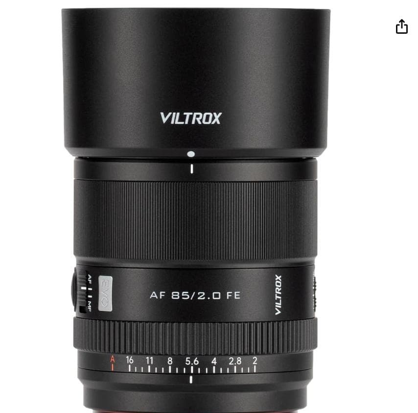 新品未使用】VILTROX AF 85mm F2 SONY eマウント
