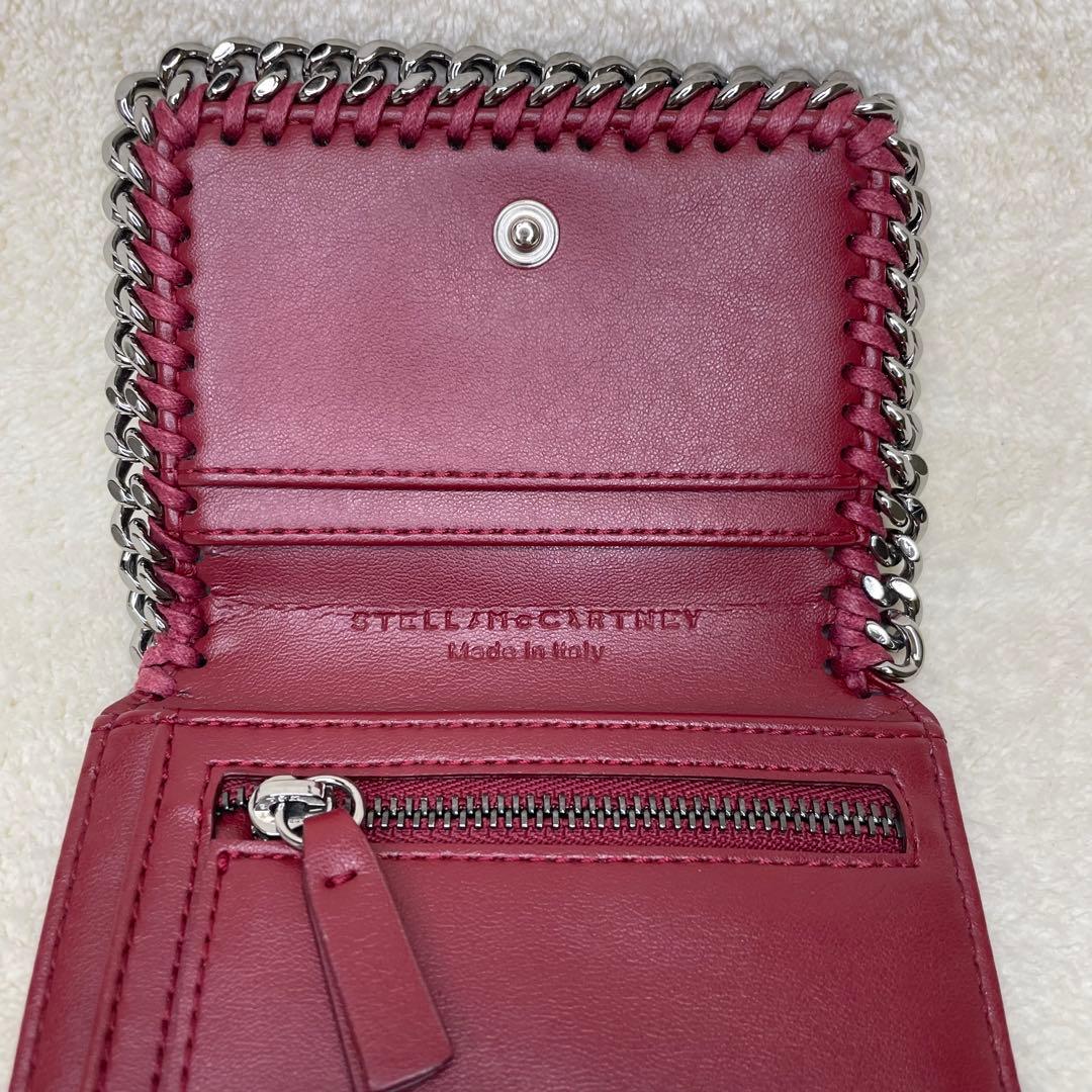 Stella McCartney ステラマッカートニー 三つ折り財布 ボルドー赤