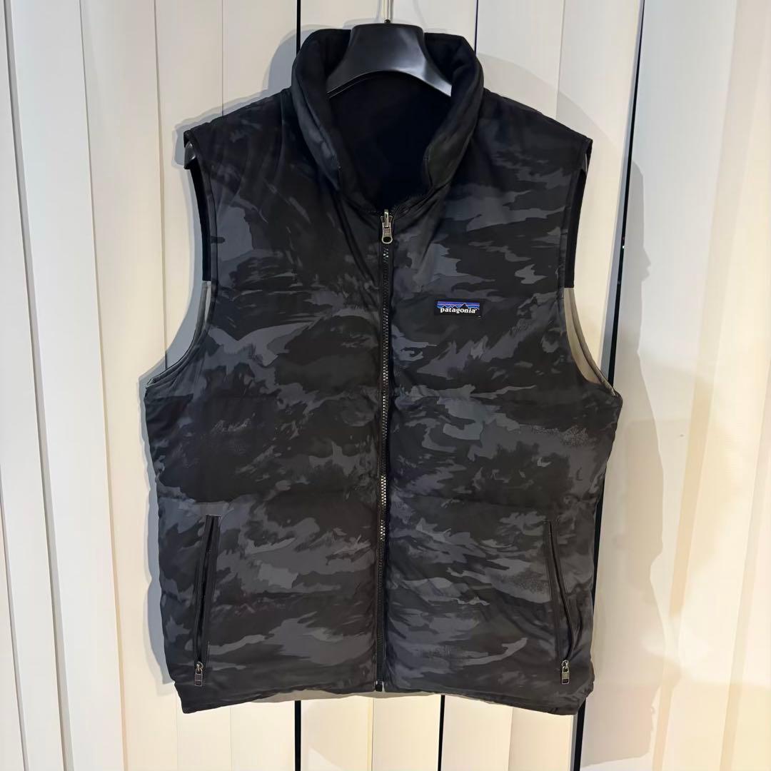 美品 Patagonia リバーシブルベスト 迷彩#657
