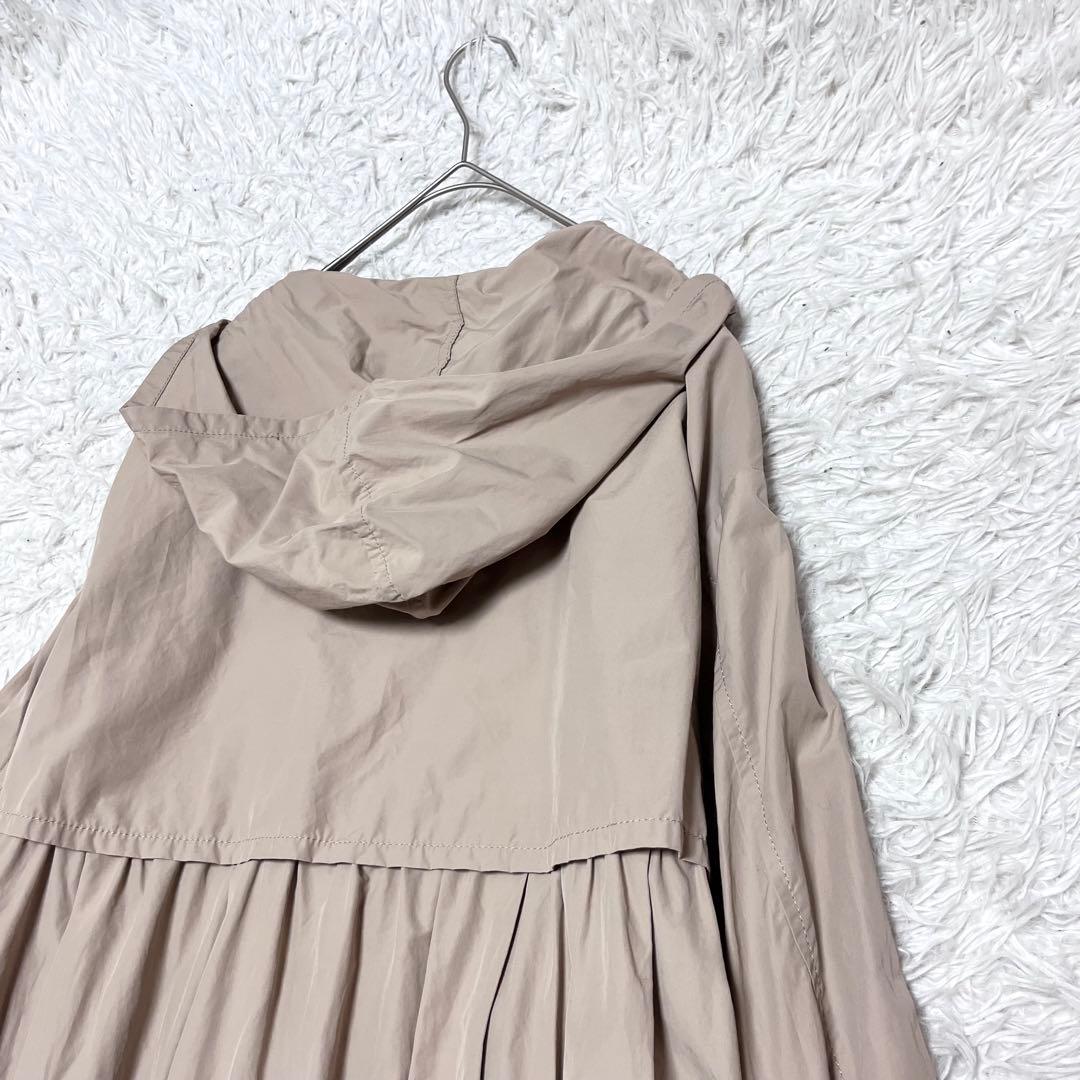 めー ！any SiS 【洗える】ロングギャザーライト モッズコートフレア