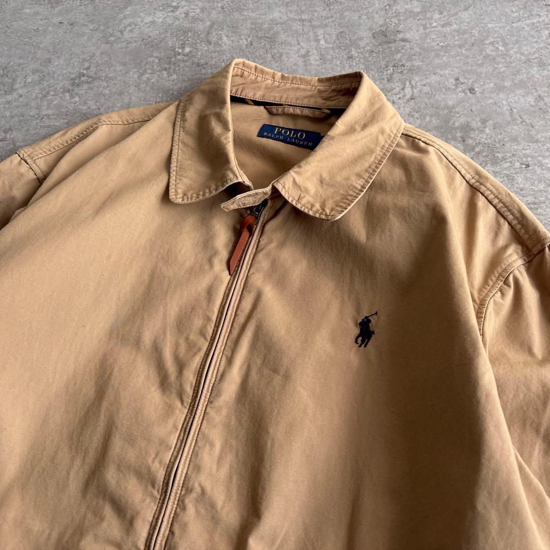 POLO RALPH LAUREN【XL】スウィングトップ 刺繍ポニー ベージュ