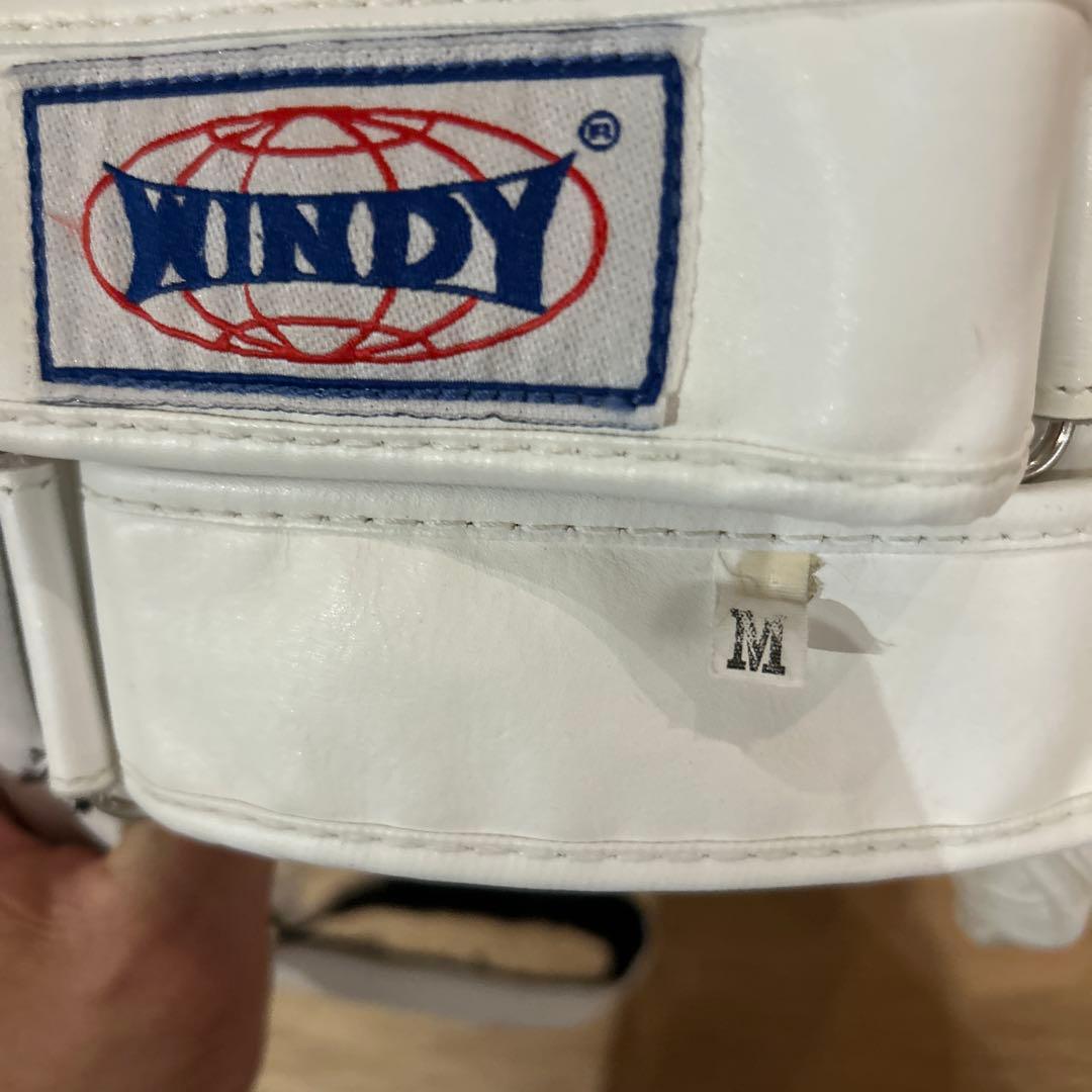 WINDY ヘッドギア　Mサイズ　白　フルフェイスタイプ　ノーズバー