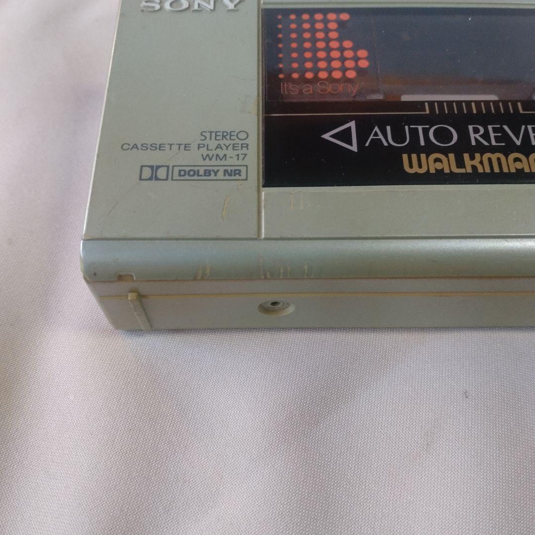 SONY WM-17 カセットプレーヤー（昭和レトロ）