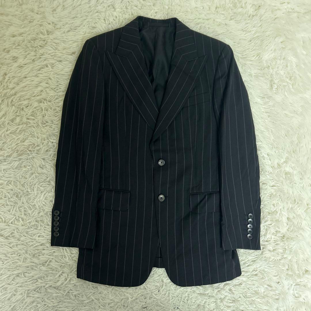 【美品】GUCCI トムフォード期 ストライプ カシミヤ混　スーツ セットアップ
