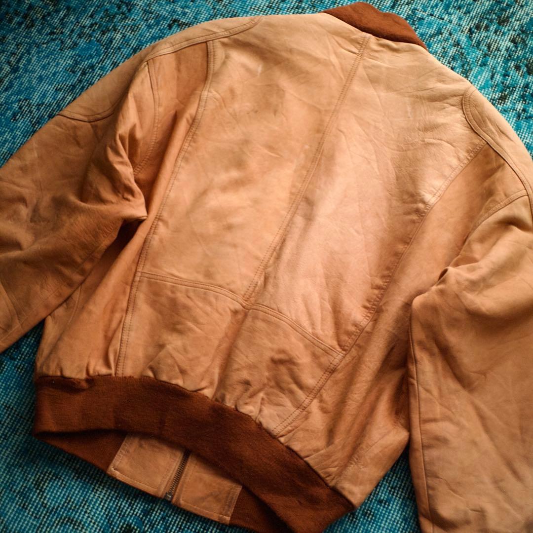 ジャケット・アウター 80s 90s GERMANY leather flight jacket