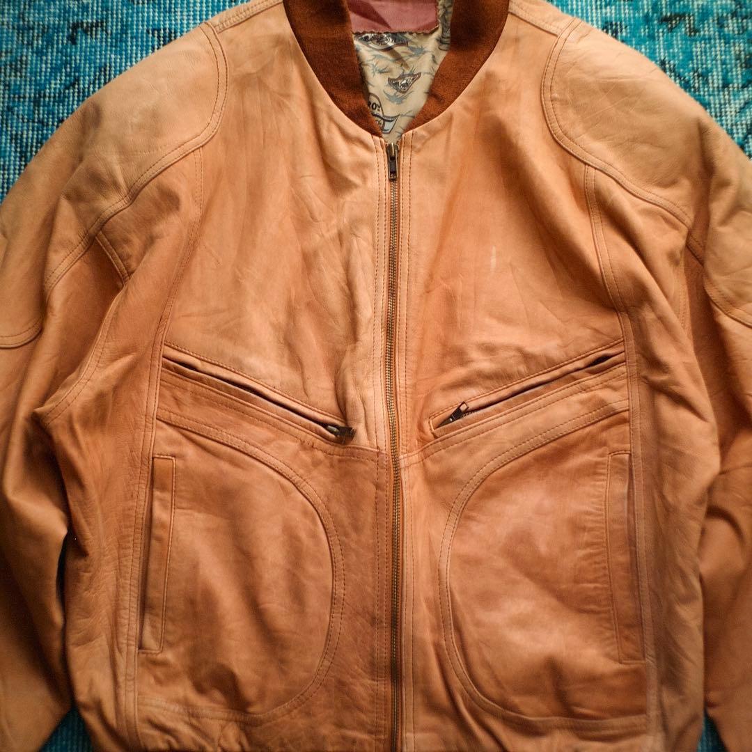 ジャケット・アウター 80s 90s GERMANY leather flight jacket