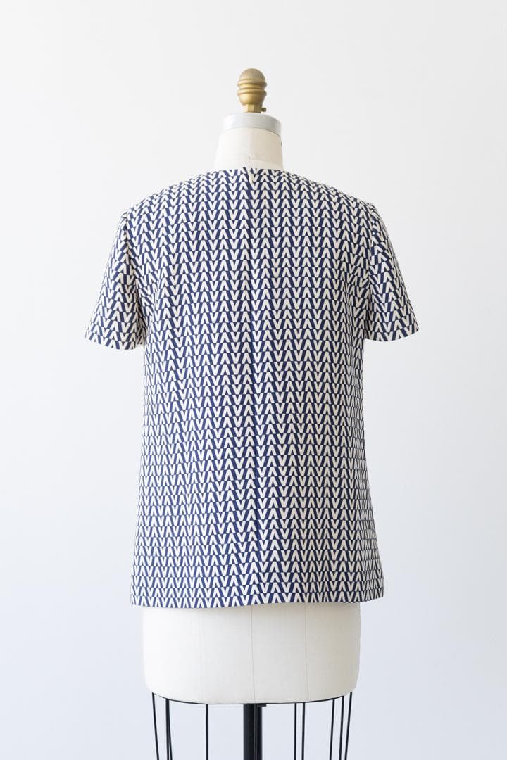 VALENTINO ヴァレンチノ 総柄 カットソー シャツ トップス