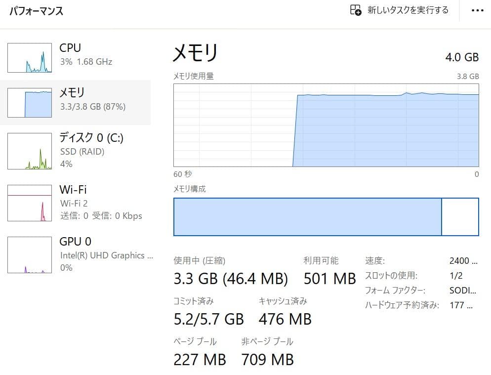 DELL OPTIPLEX 3060 MICRO 第９世代のCore i3