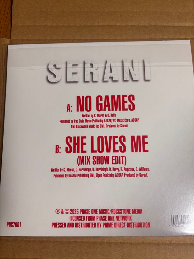 serani No Games 7インチレコード EP reggae レコード