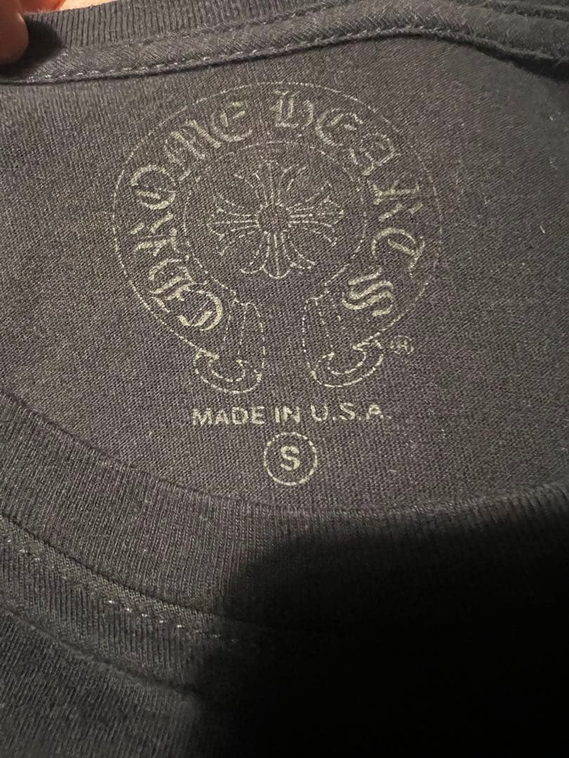 CHROME HEARTS ロンT ネオンカラー バックロゴ フローラルクロス