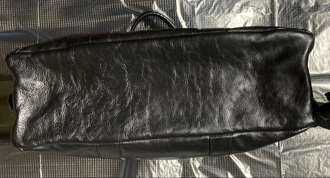ANN DEMEULEMEESTER ボストンバッグ レザー 黒