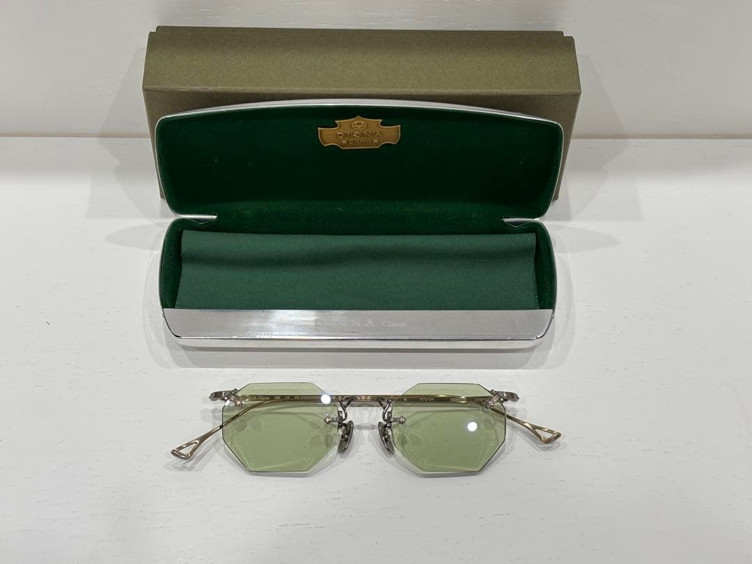 DIGNA CLASSIC 970 八角レンズ リムレス グリーン