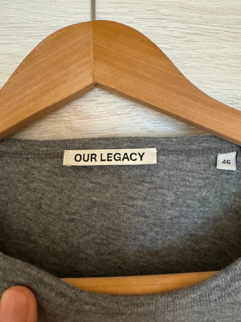 OUR LEGACY グレー Tシャツ サイズ46