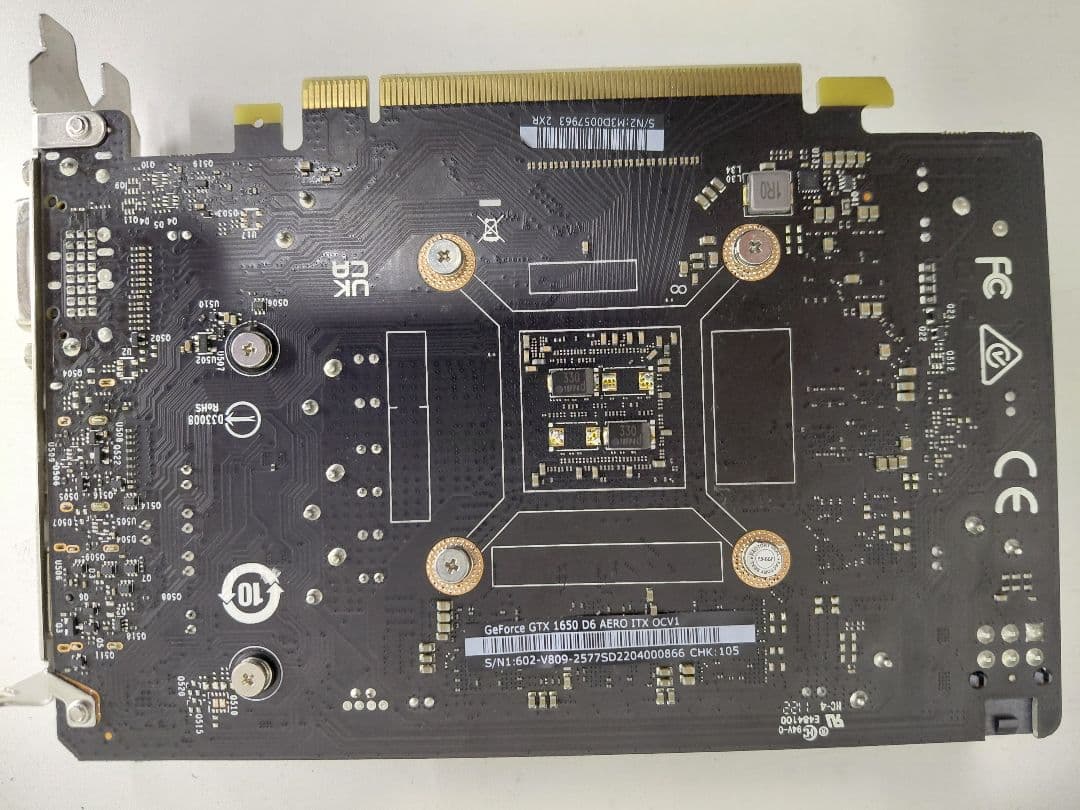 ジャンクグラボ5枚セット　1650×2,RX 580×2,GTX1050TI