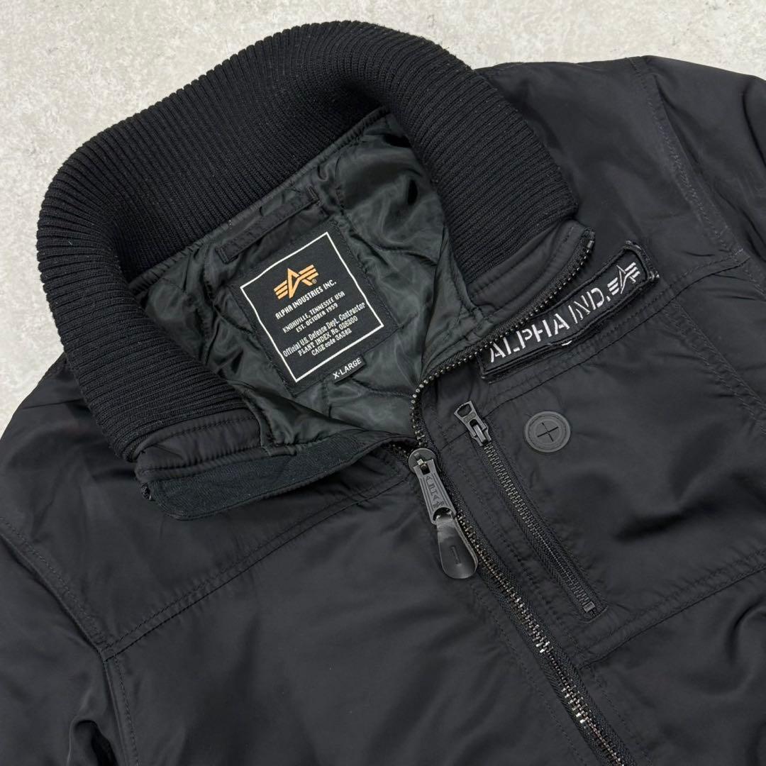 ◎ALPHA INDUSTRIES MA-1 フライトジャケット XL ブラック