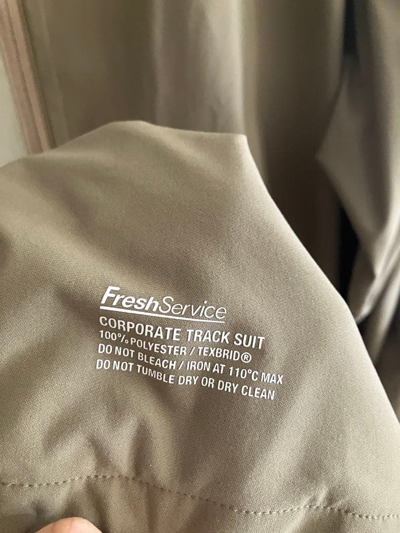ジャケット・アウター freshservice CORPORATE TRACK SUIT L TAN