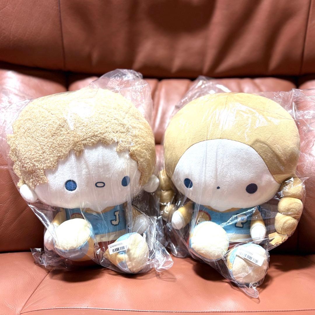 グレイッシュハングアウトもこもこブランケット、BIGぬいぐるみ6種の7点セット
