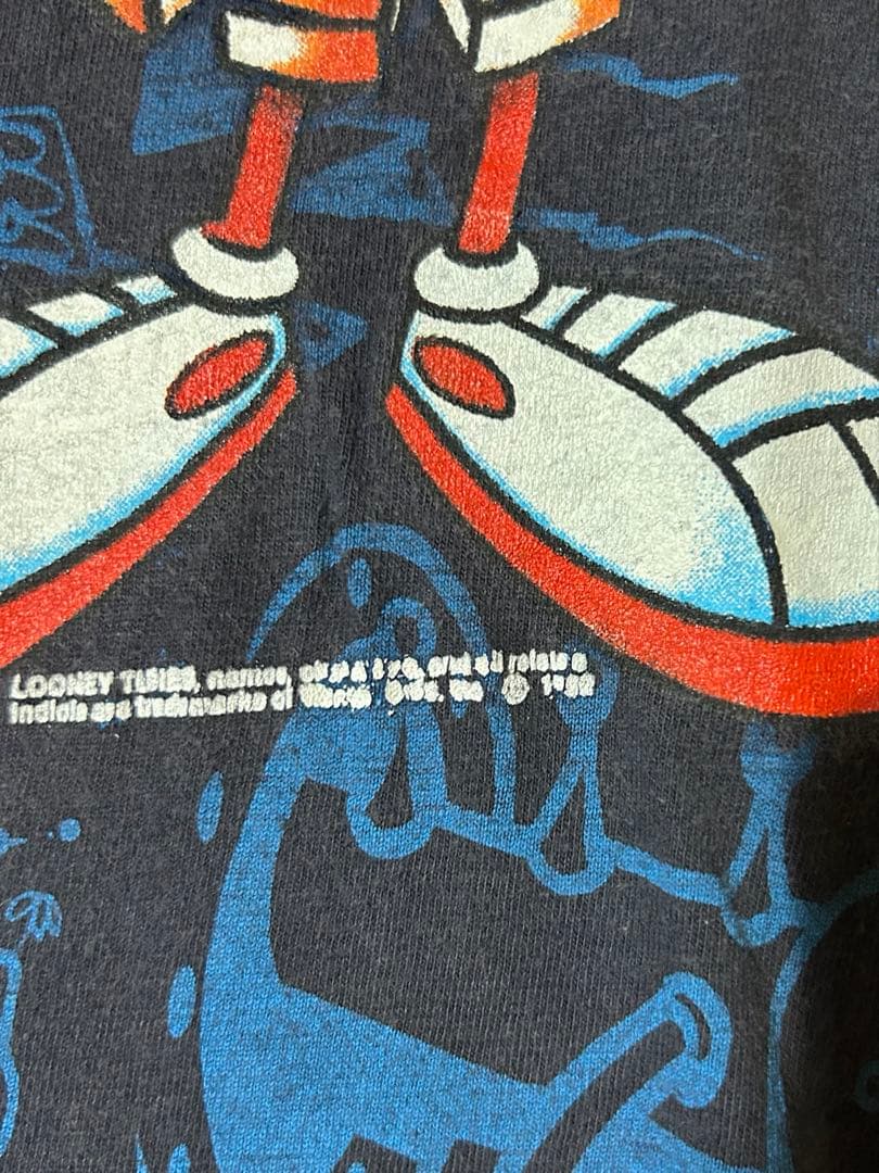 最終値下げ 総柄 マービンザマーシャン ルーニーテューンズ 90s Tシャツ