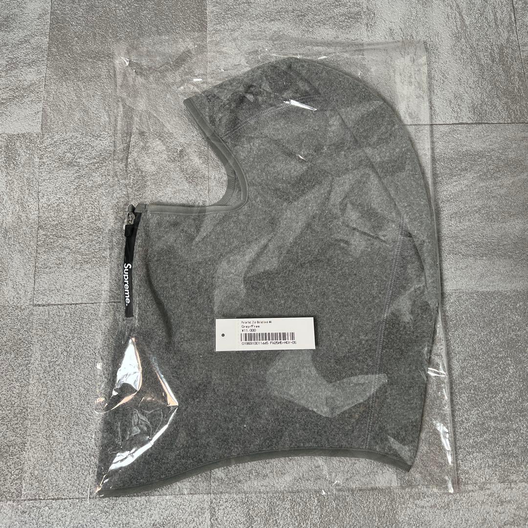 帽子 Supreme Polartec Zip Balaclava \"Grey\"