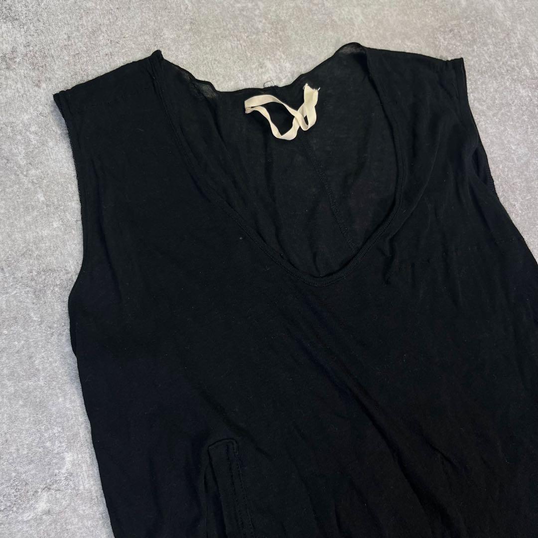 Rick Owens アーカイブ　ノースリーブ　カットソー【40】