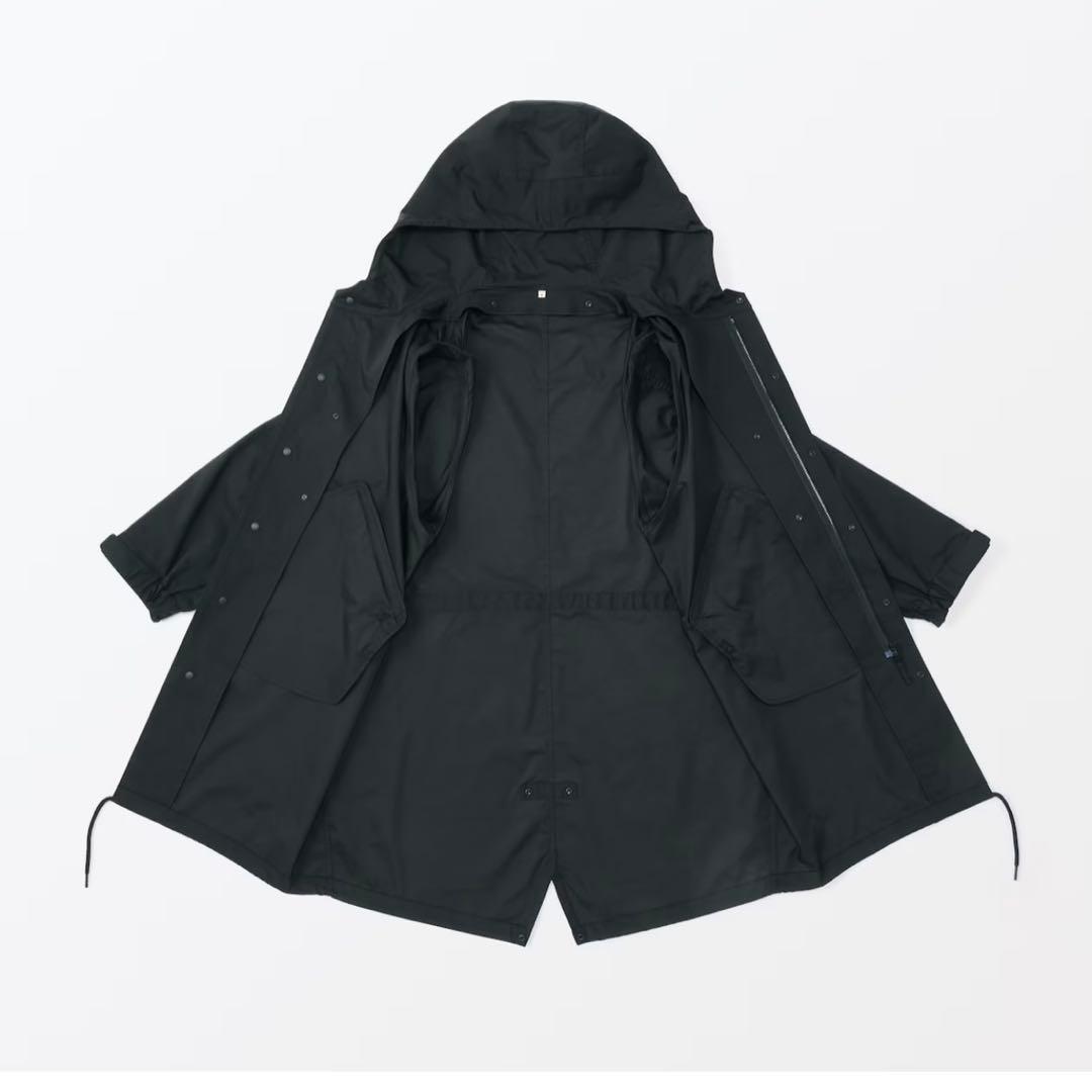MUJI LABO ムジラボ ライナー付きモッズコート　L 黒