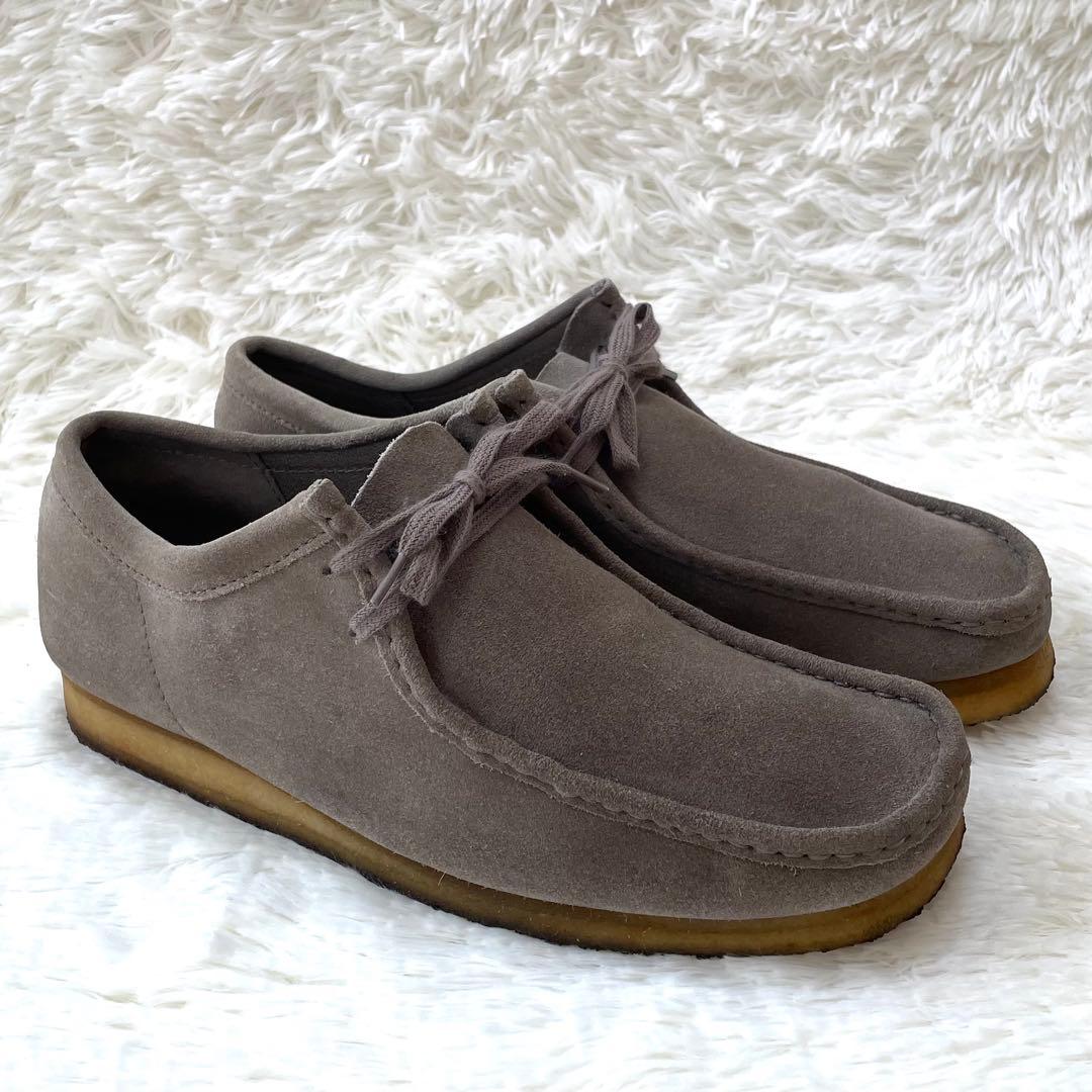 【美品】クラークス ワラビー グレースエード 30cm ビックサイズ