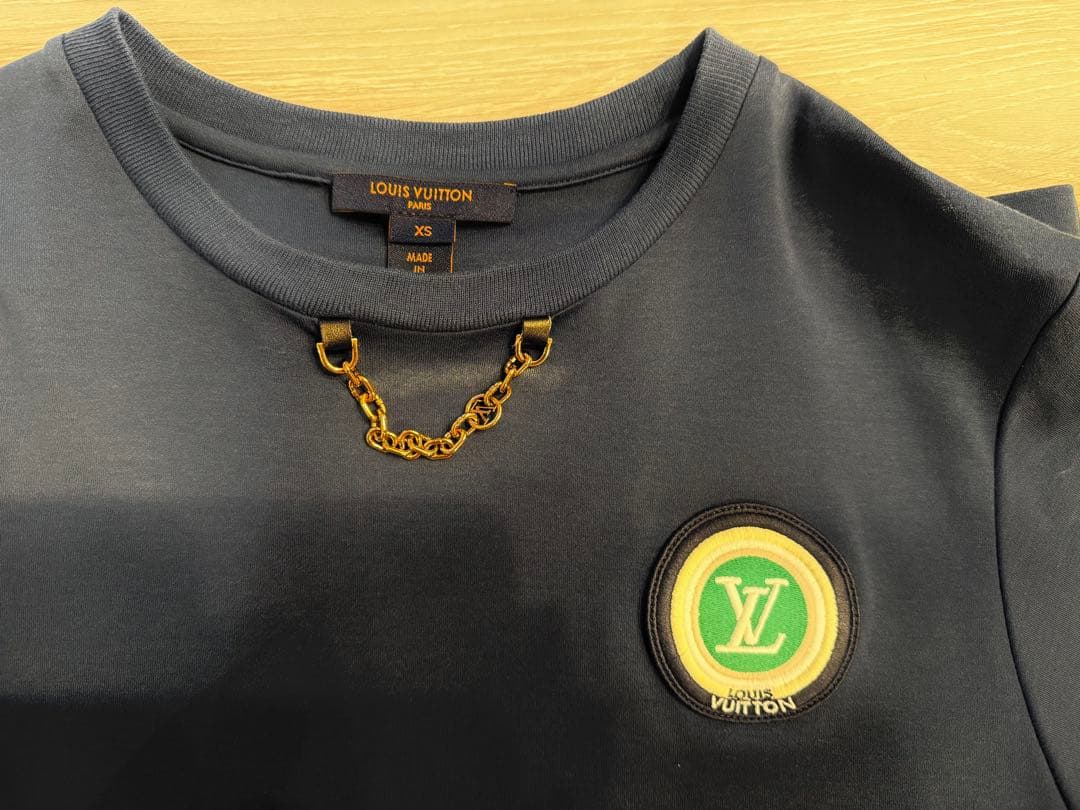 みえこ LOUIS VUITTON ネイビー Tシャツ XS