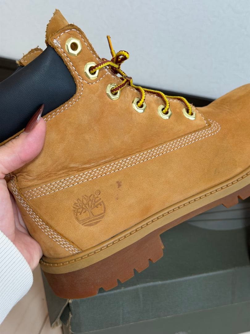 Timberland 6インチブーツ ベージュ サイズ4