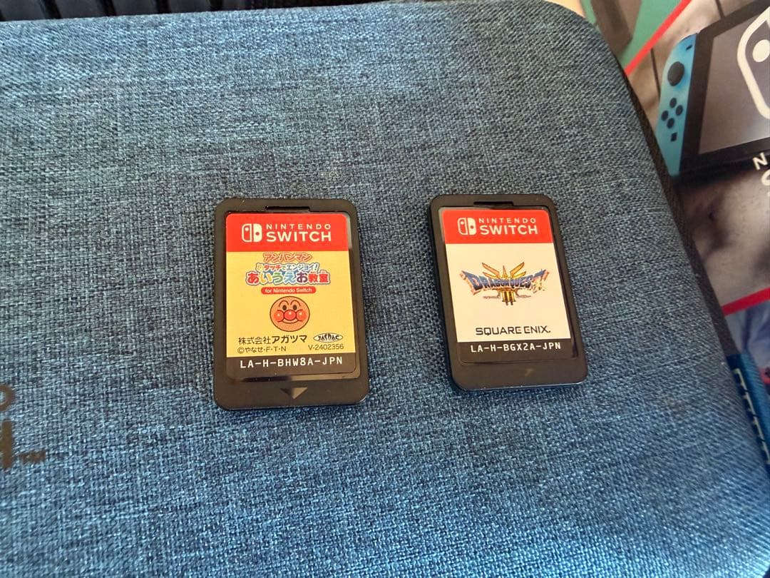【お買い得】中古Switch本体とアンパンマンなどソフト6本付き