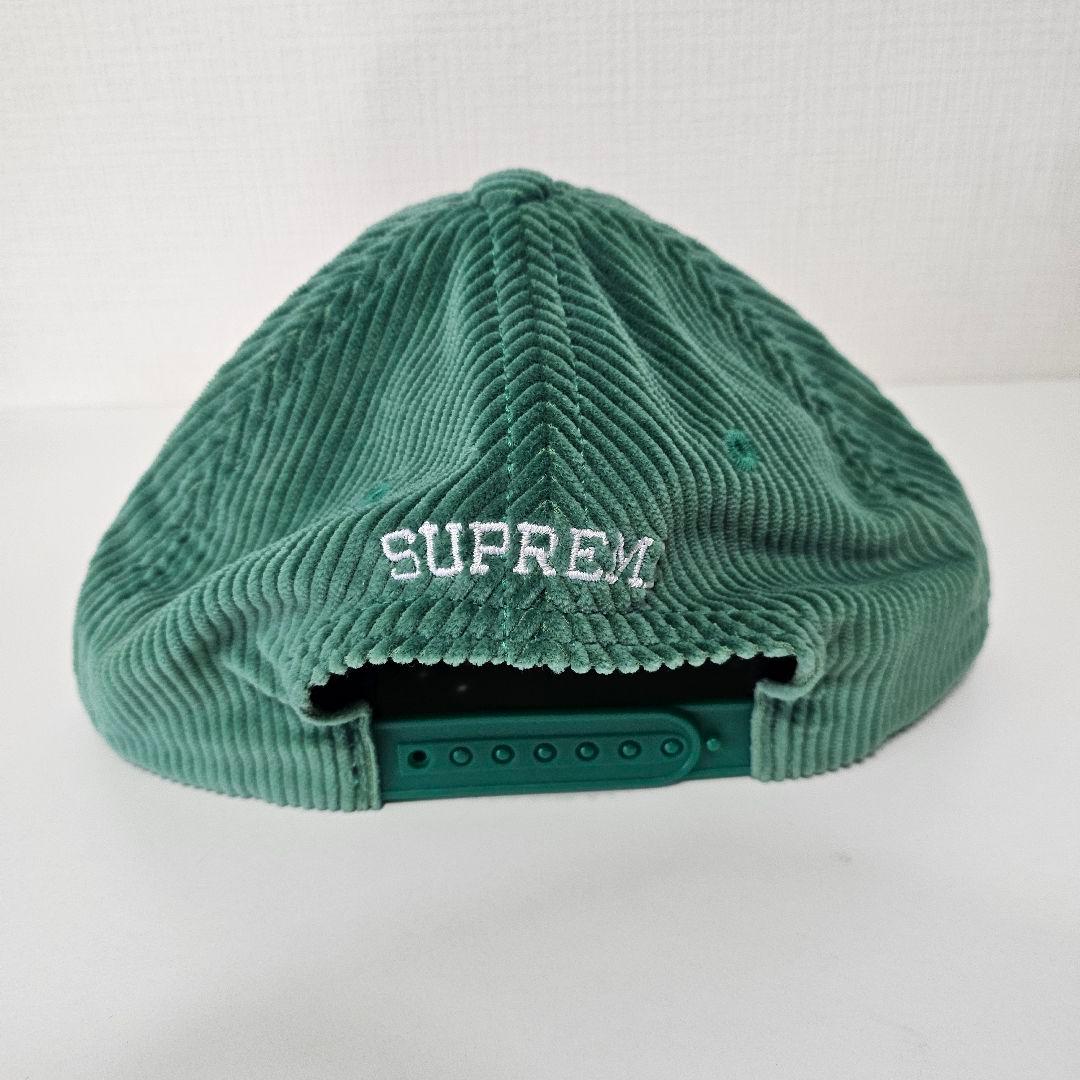 シュプリーム　Supreme　コーデュロイ　キャップ　グリーン