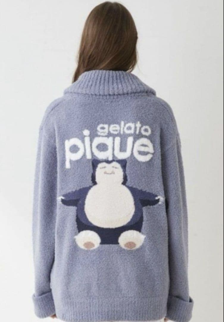 ジェラートピケ gelatopique ポケモン カビゴン カーディガン　S〜M