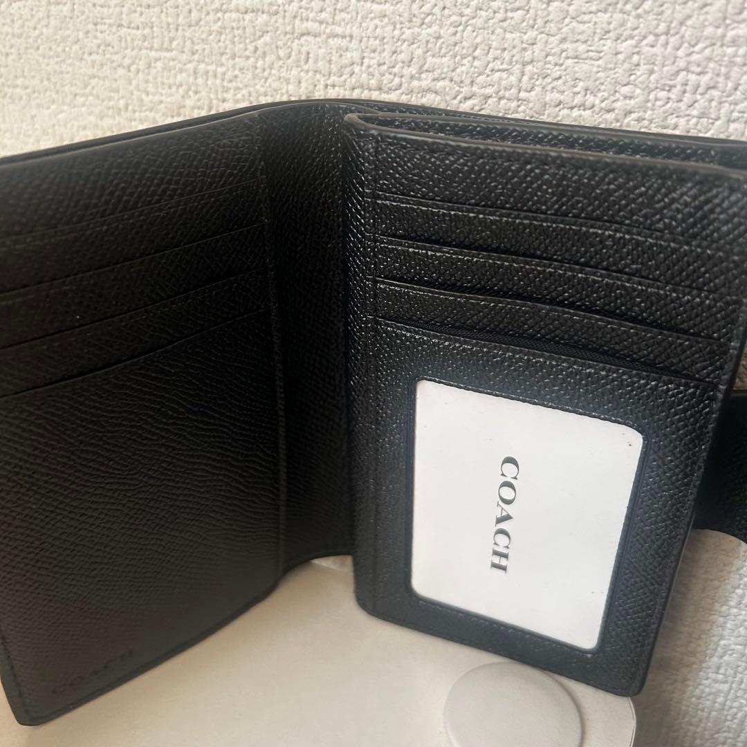COACH 二つ折り財布 ブラック