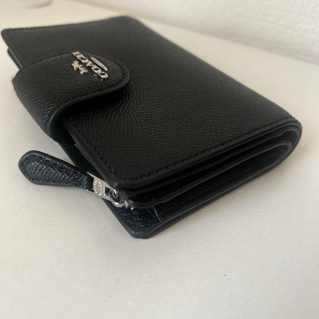 COACH 二つ折り財布 ブラック